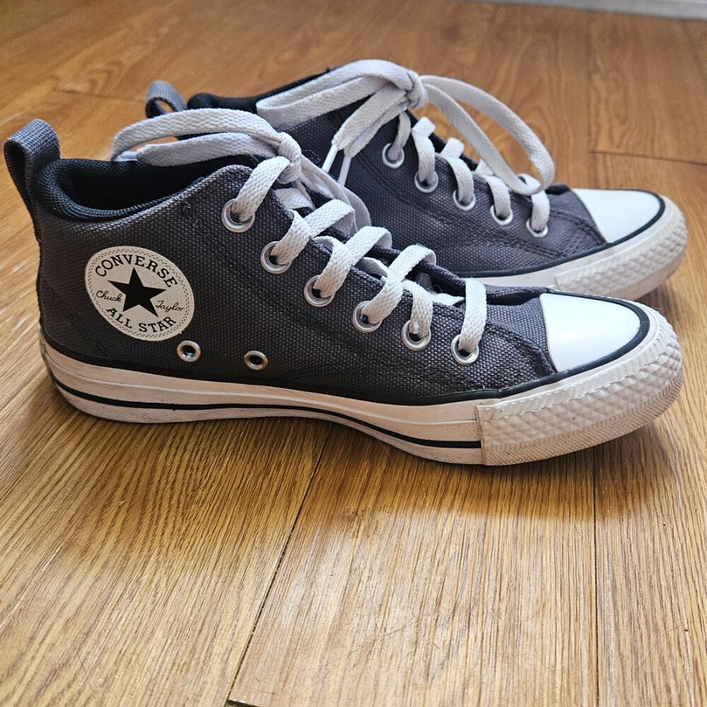 Dark Grey Converse - Picture 4 of 4